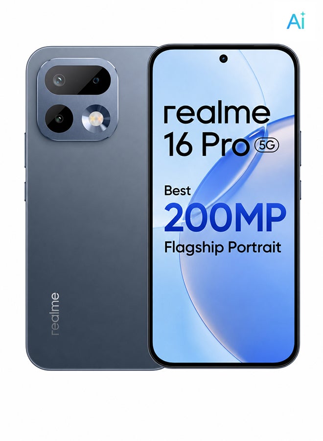 ريل مي 16 Pro 5G Dual SIM 12GB RAM 256GB Pebble Grey - International Version - Image 1