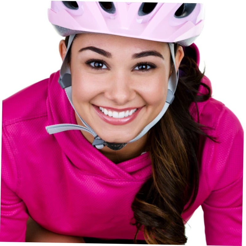 10Pcs Helmet Chin Rest Rubber Pads Black Size 8.00X5.00X2.00CM For Sports - Image 4