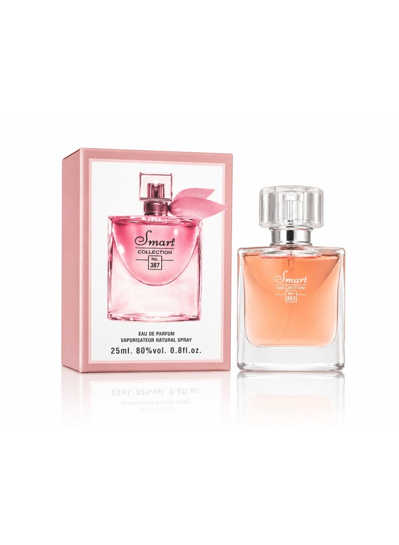 سمارت كولكشن رقم 387 ماء عطر للنساء، 25 مل - عطر زهري يدوم طويلاً - Image 1