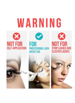 Stacy Lash Sensitive Eyelash Extension Glue Stacy Lash 0.17fl.oz/5ml / 5-6 Sec Drying time/Retention – 4-5 Weeks/Black Adhesive/Professional Supplies  - Image 5