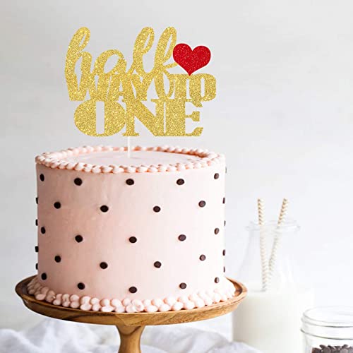 Festiko®Half Way to one Birthday Cake Topper Double Sided Sliver Glitter 6 Months Half Birthday First Birthday Party Decorations - Image 4