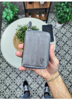 VISSO 661 Zippered Credit Card Holder Model Genuine Leather Bag Personalized Card Holder Wallet For Men & Women  - Image 2