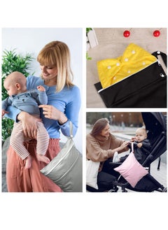 Y&D Waterproof wet bag cloth diaper dry reusable Stroller Travel Beach Swimming Pool day care dirty baby supplies Yoga Fitness 3 pieces  - Image 4