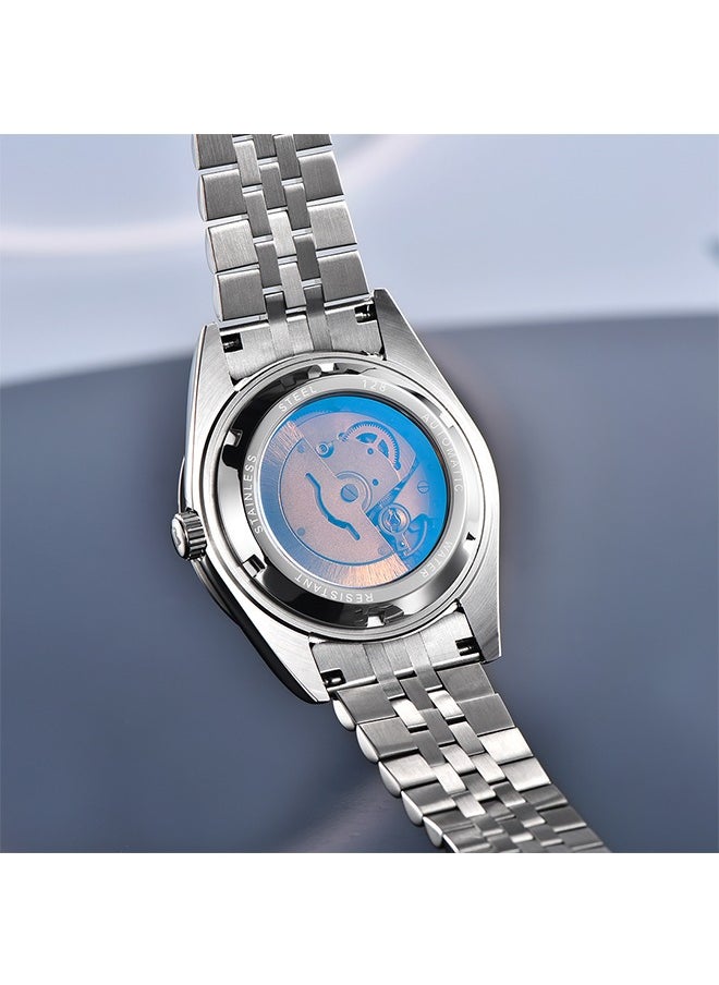 RollsTimi  - Men's Watches 39mm Automatic Stainless Steel Mechanical Wrist Watch for Men, Arabic Numerals Dial, Screw-in Crown, Auto Date - Image 1