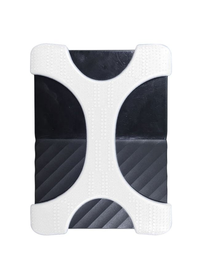 BURAQ X Type 2.5 inch Portable Hard Drive Silicone Case for 2TB-4TB WD & SEAGATE & Toshiba Portable Hard Drive, without Hole (White)  - Image 1