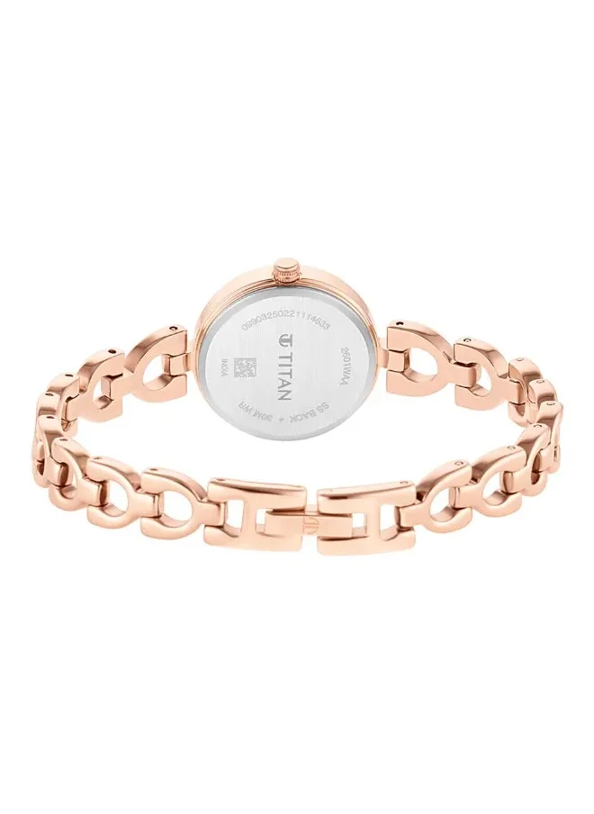 TITAN Titan Lagan Brown Dial Analog Watch for Women
