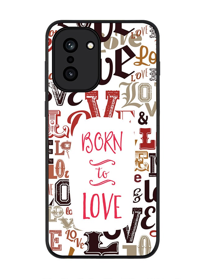 For OnePlus 15R Case,Slim fit Camera Protection, Shockproof Thin Phone cover  - Born To Love