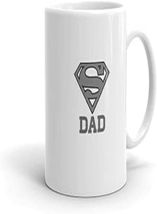 Super Dad Mug - 300 Ml - White print_4737