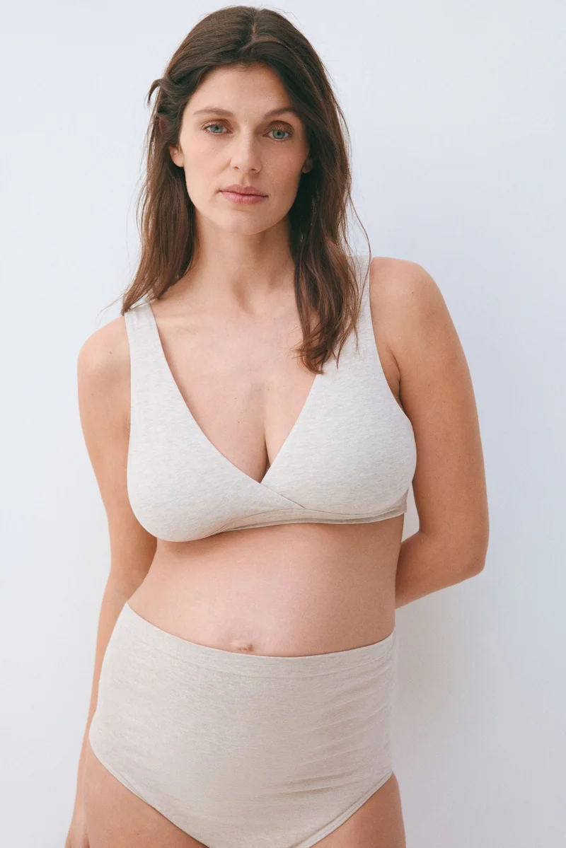 H&M MAMA 2-pack cotton nursing bras