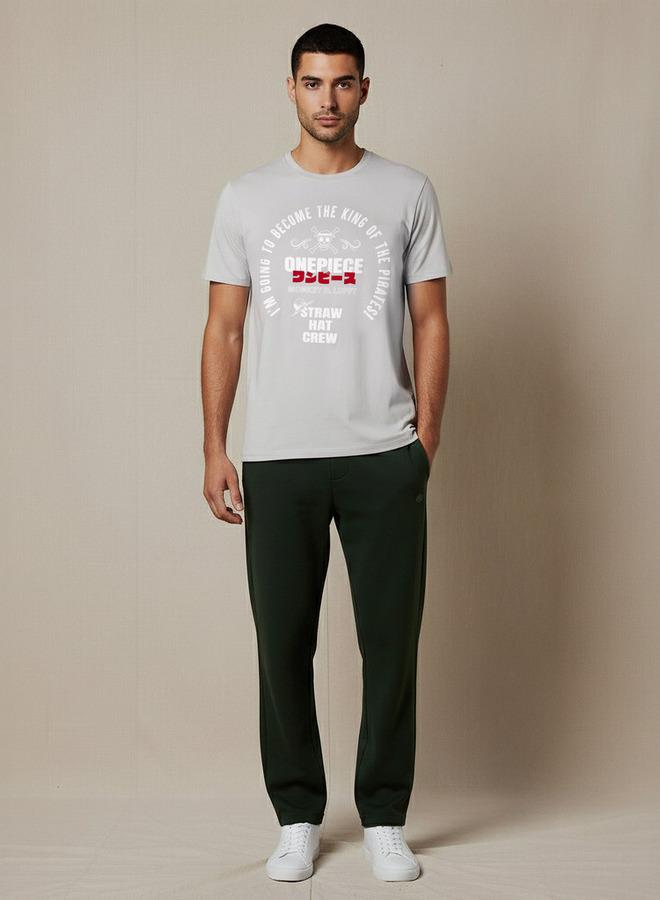 اس بي كاركترز تيشيرت رجالي مطبوع بأكمام قصيرة وياقة دائرية - Image 2