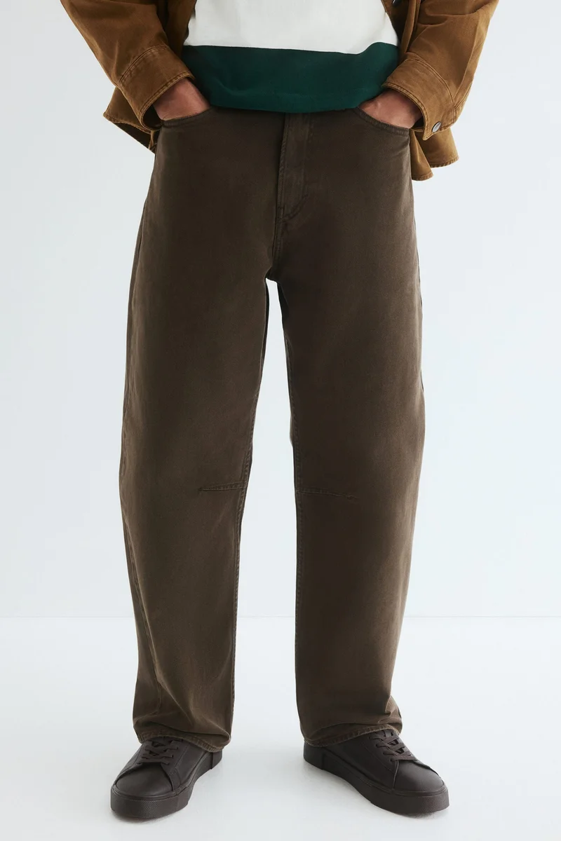 اتش اند ام بنطلون تشينو قطني بقصة مريحة