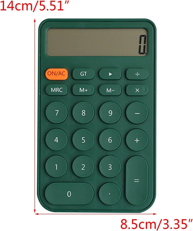 Financial Accounting Tools 12-Digit Calculators Girls Colors Home Office School Students Calculator Portable for Business Series for School Girls Students - Image 2
