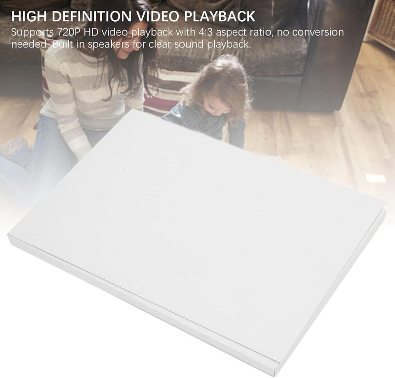 Video Greeting Card, Electronic Greeting Card with LCD Screen 720P HD Video and Picture, Electronic Video Brochure with 128M Memory and Stickers for Wedding Xmas (10inch) - Image 2
