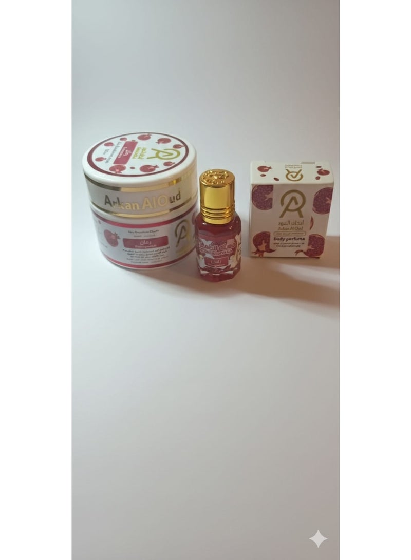 أركان مجموعة مسك الطهارة اركان العود 3فى 1رمان - Image 1