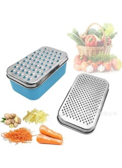 Cheese, Vegetable and Butter Grater with Case and Lid, Kitchen Manual Grater with Storage Container - Multicolor - pzsku/Z0A3B7B1545F84619F72CZ/45/_/1729760020/8a3007ee-ac48-474b-8e17-0a2aa3853eb7