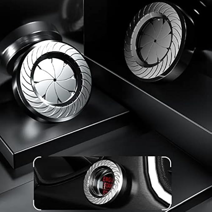 SWIUKPHE Car Start Button Cover Car Engine StartStop Button Protection Cover Rotary Start Button Cover Car OneKey Start Button Cover Protector Accessories - Image 4