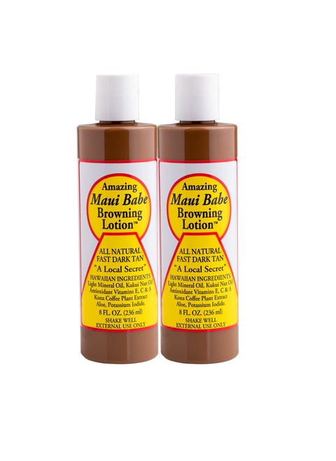 Maui Babe Tanning and Browning Lotion 8 Ounces (Pack of 2)