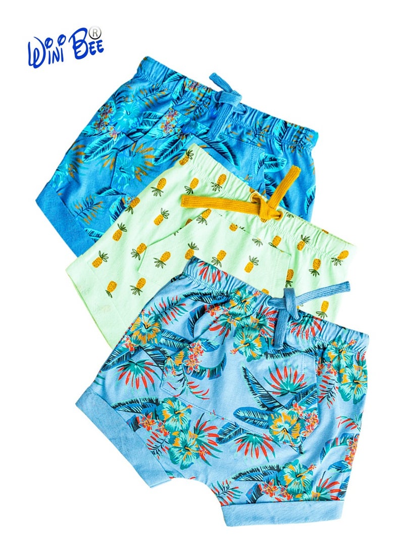 WiNi BEE Shorts for Baby Clothes New Born Bloomers Baby Diapers Panties Cover Beach Trousers PP Pants Shorts for Children 0-24Months  - Image 3