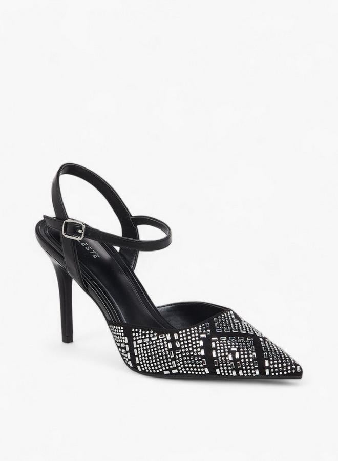 سيليست أحذية نسائية مدببة مزينة - Image 1