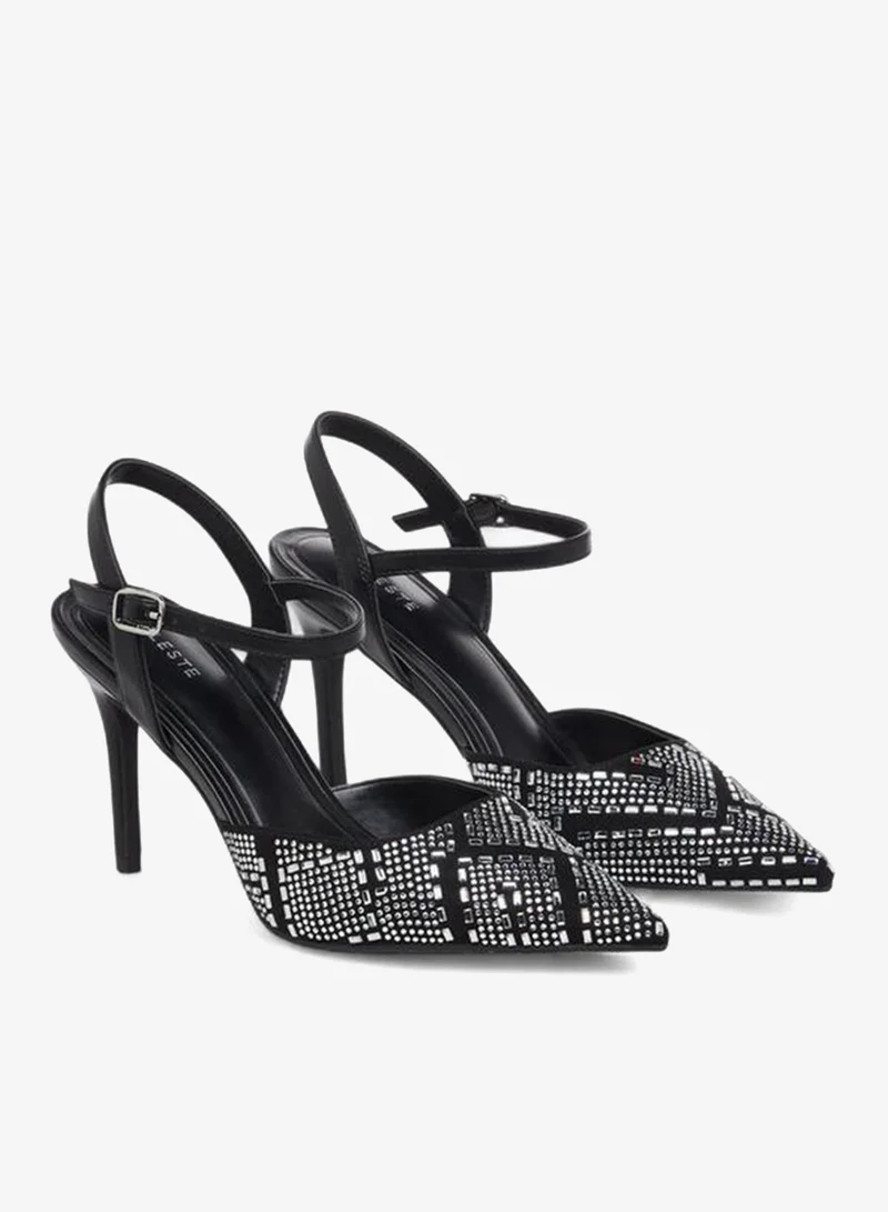 سيليست أحذية نسائية مدببة مزينة