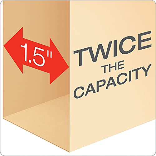 Pendaflex Double Stuff File Folders, Letter Size, Manila, 50 per Box (54459EE) - Image 2