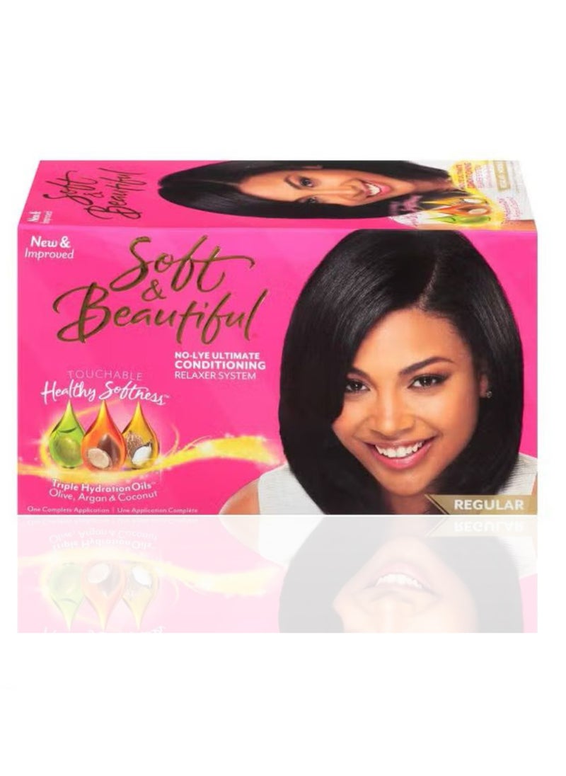 Soft & Beautiful - Soft Beautiful No Lye Ultimate Conditioning Relaxer System Reguler Multicolour - Image 1