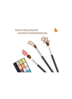 ORiTi 3pcs Soft Synthetic Eyeshadow Blending Brush Kit  For Blending Eyeshadow, Eyeliner Crease, Eyebrow, Long Lasting  - Image 4