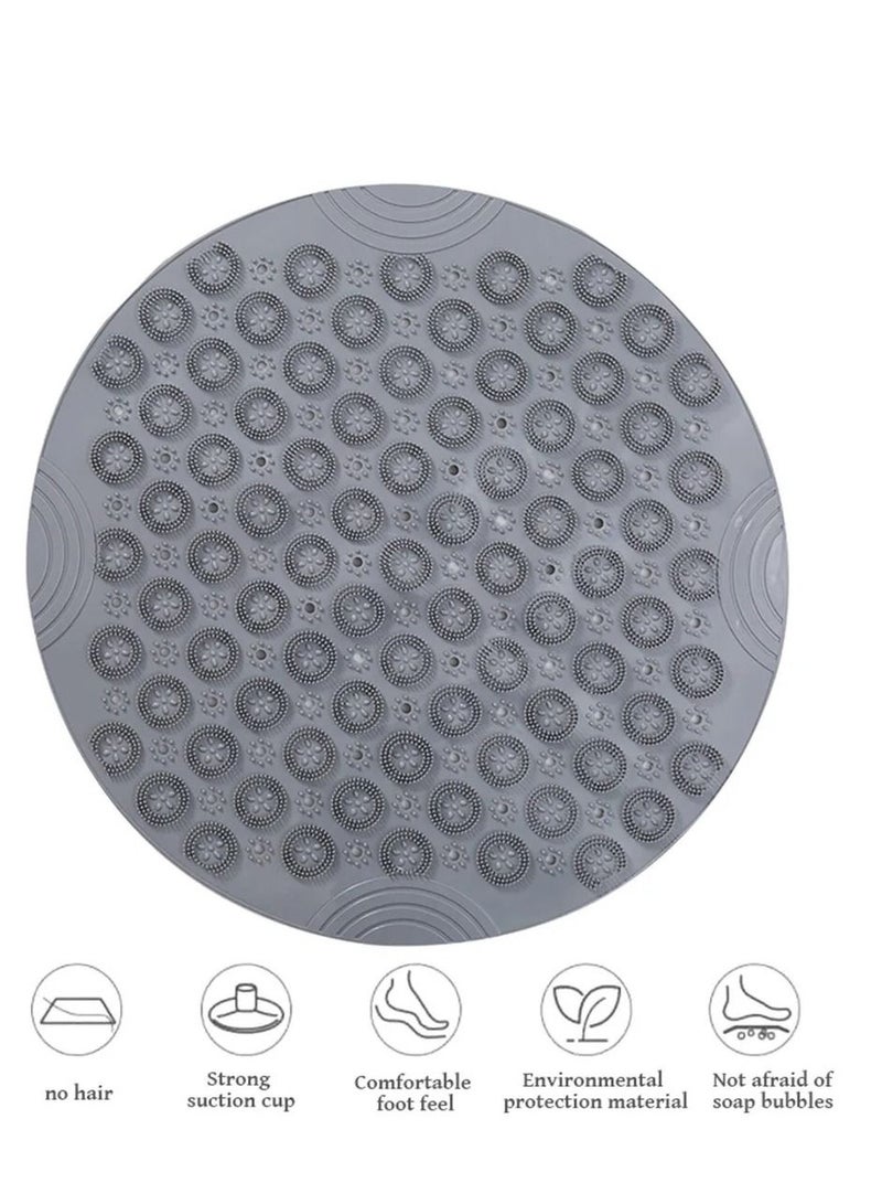 Hi homey Non-slip Round shower Bath Tub mat - Image 5