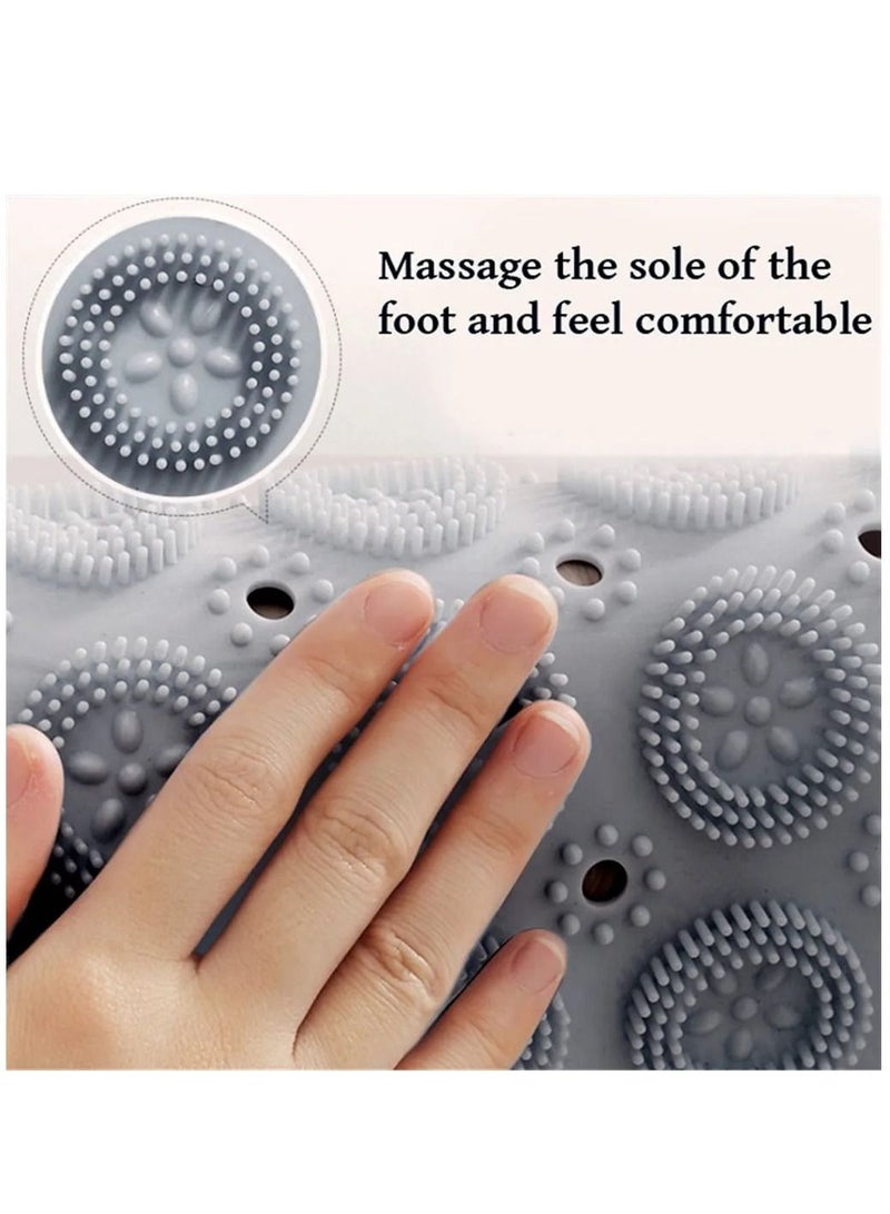 Hi homey Non-slip Round shower Bath Tub mat - Image 4