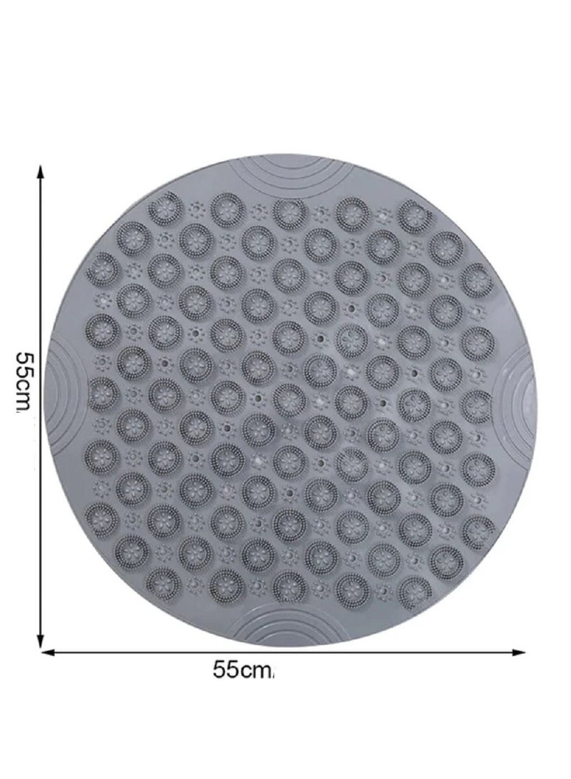 Hi homey Non-slip Round shower Bath Tub mat - Image 3