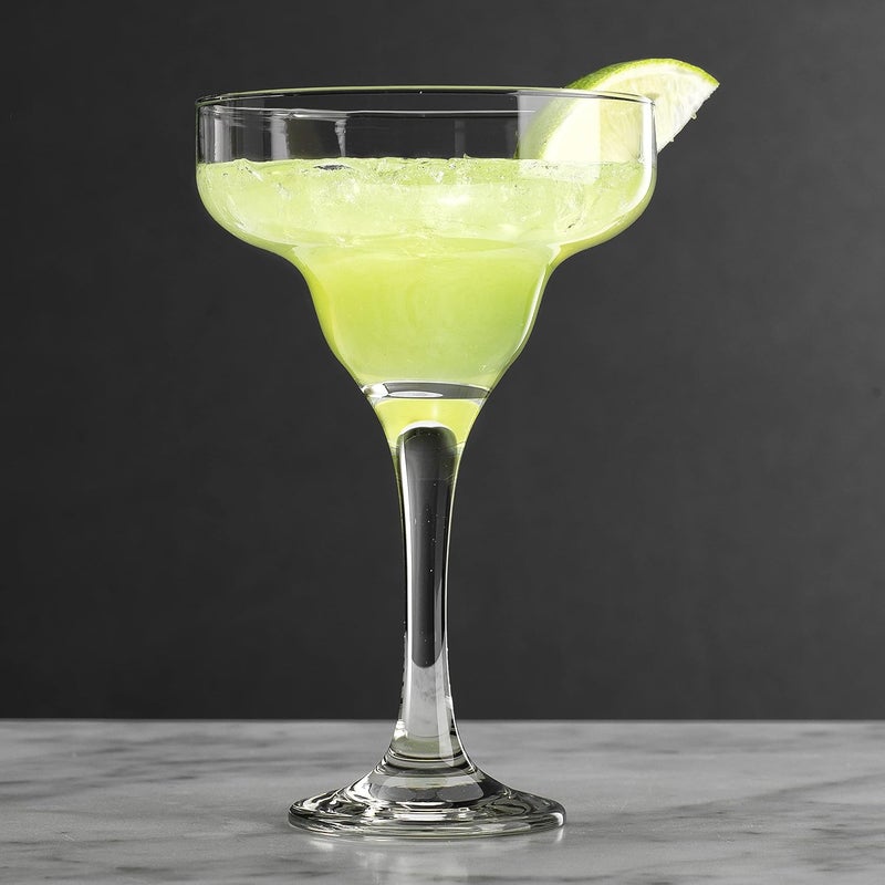 Glaver's Margarita Glasses Set Of 4, 10 oz. Bar Glasses for Cocktails, Martini, Margarita, Dessert, and Everyday Use Crystal Clear Classic Martini Glasses, Dishwasher safe. - Image 4