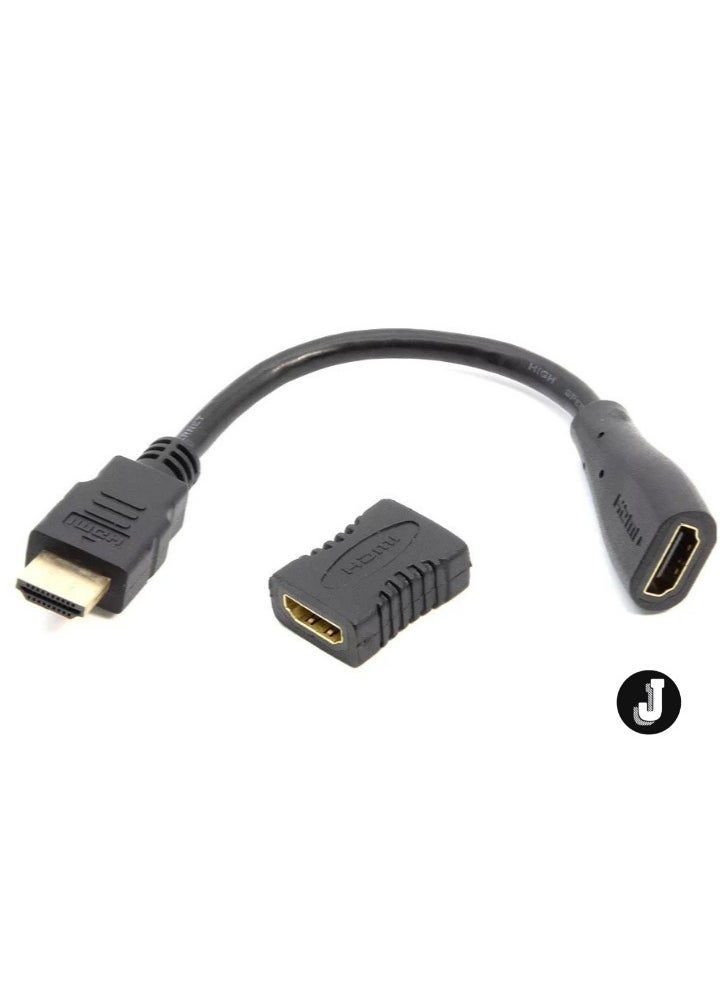 JAJEEK "Metal Shell HDTV Cable 5-in-1 Video Transfer GD-8296 – High-Quality HDMI, VGA, AV, and Audio for Seamless Connectivity" - Image 1