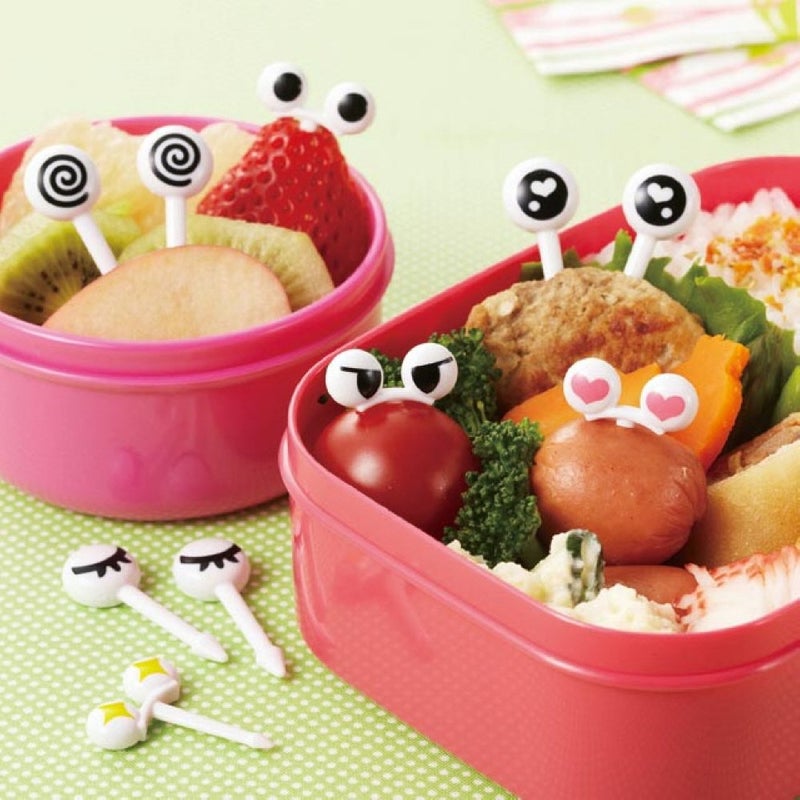 Torune Love Love Eyes Face Food Picks for Bento Box Lunch Box by - Image 3