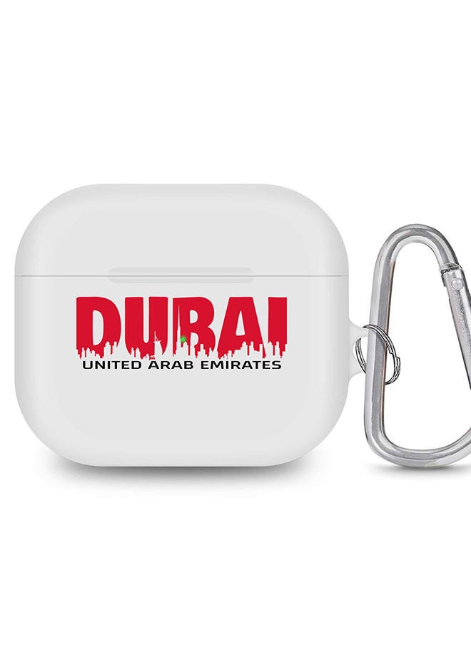 Stylizedd - StylePods Case for Airpods 3rd Gen Case With Anti-Lost Keychain - Dubai Horizon - Image 1
