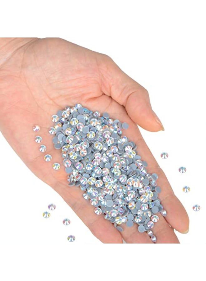 QOGIR 2000 Pieces SS20 ZD Clear AB Hotfix Rhinestones for Crafts Clothes Nail Art Diamantes Flatback 4mm Glass Gems Rhinestone - Image 3
