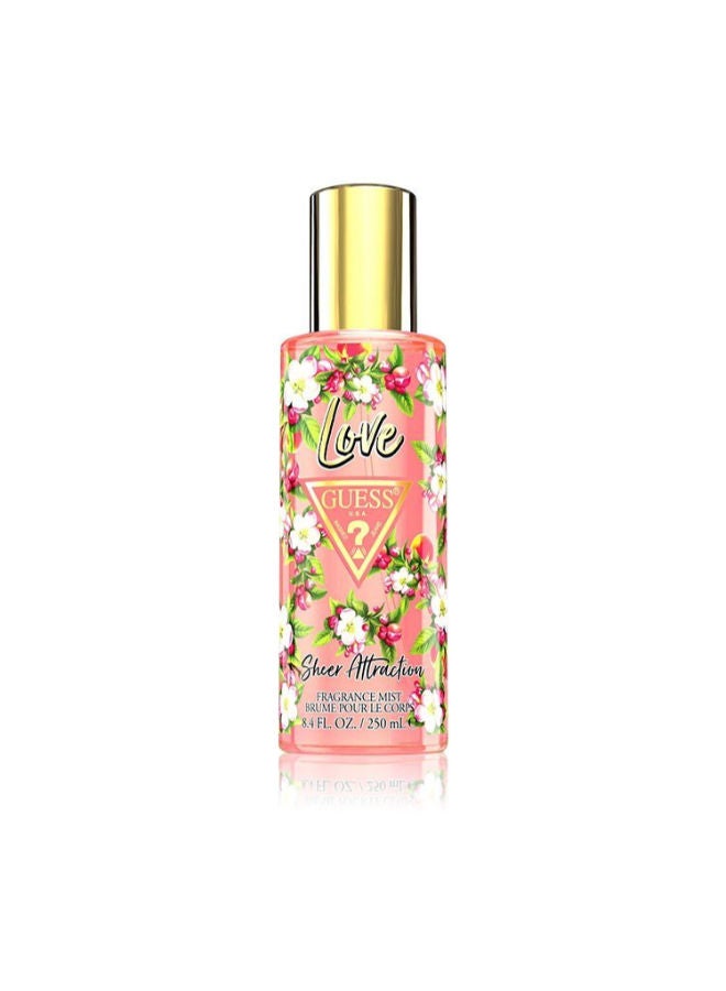 سعر ومواصفات GUESS Love Sheer Attraction Body Mist (Z0A3C08BF879214BE0A83Z) على Noon EG