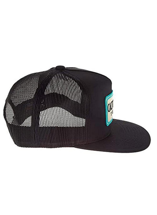 Adjustable Snapback Trucker Hat With Cactus Ropes Logo (Black) - pzsku/Z0A3C0C7F0D08BC235353Z/45/_/1735213947/dfa01dc2-cb7c-4ce4-a601-525e87dcdf9c