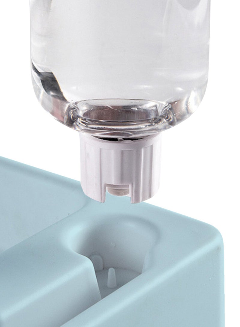 Pet automatic waterer cat bowl food bowl, Blue - Image 2