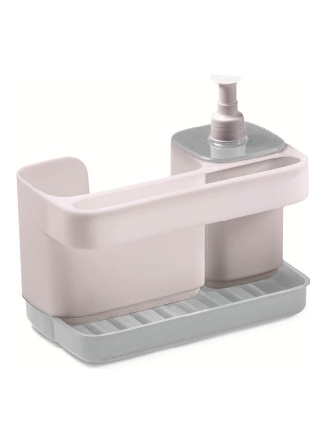 Snips Tidy Up Dish Washing Set with Soap Dispenser White and Grey 21 x 18 x 12 cm 000769 - Image 2