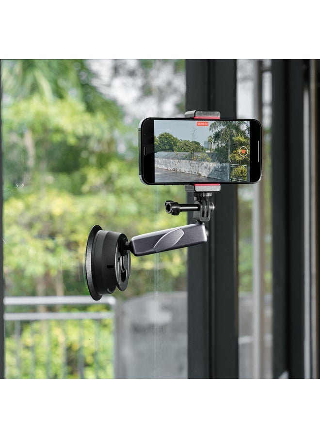 Suction Cup Gopro Accessories Dji Sports Camera Mount Car Phone Holder Suction Mount Digital Computer Sports Camera Accessories-Color:S2 Car Suction Cup Short (in The Car) - Image 5