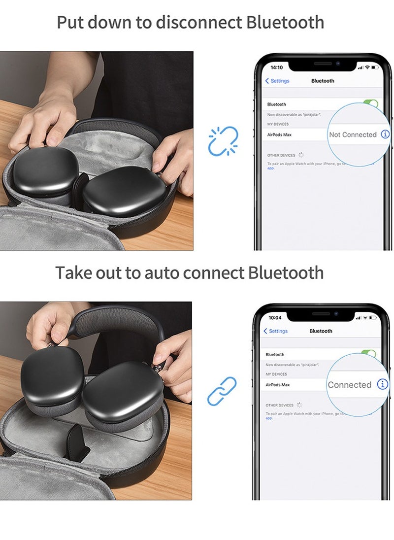 Generic - Suitable for Apple AirPods Max earphone bag eva headphone storage bag portable earphone box - Image 1