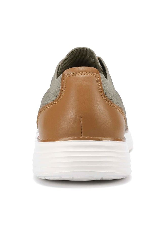 VILOCY Men's Fashion Dress Sneakers Casual Walking Breeze Shoes Business Oxfords Comfortable Breathable Lightweight Tennis Zapatos para Hombre, Khaki, 9 - Image 4