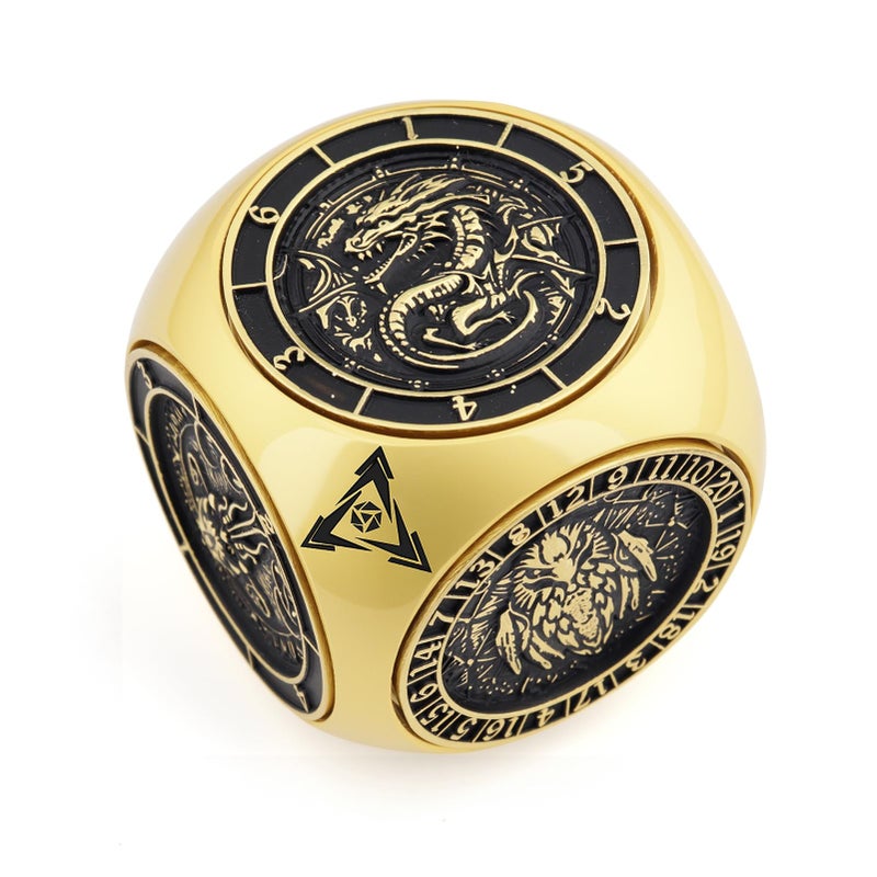 Haxtec Spinner Dice 7in1 Metal DND Dice Set Unique Dice DND Gifts Spinner Goblins DD Die Compatible with Dungeons and Dragons - Image 3