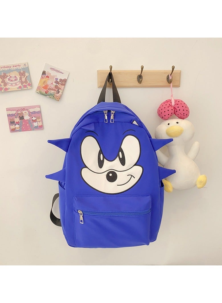 Sonic Cartoon Personalized Travel Backpack Men and Women Large Capacity Backpack High School College Student Backpack 43*30*14CM Nylon Model - Image 1