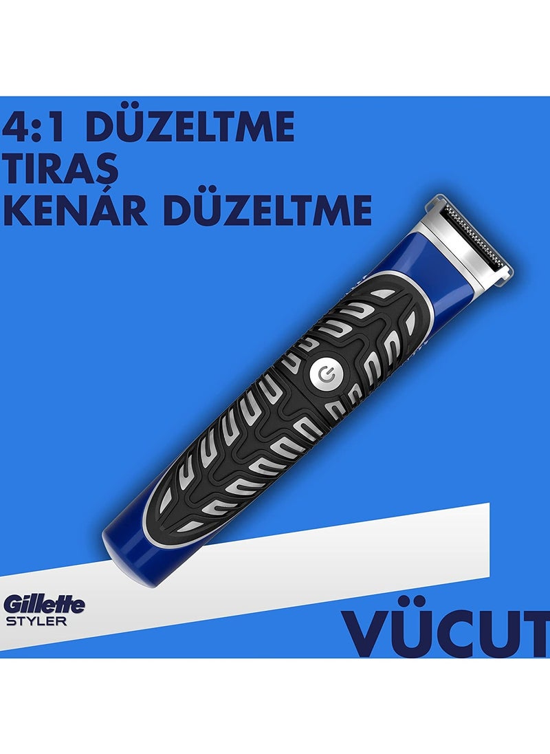 Fusion Proglide Styler  Beard Trimmer And Power Razor 1 Count