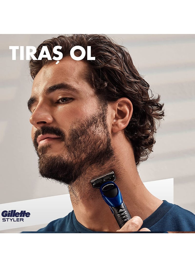 Fusion Proglide Styler  Beard Trimmer And Power Razor 1 Count