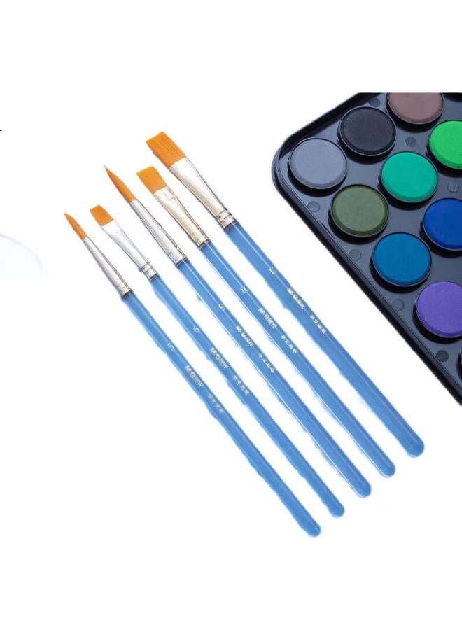 M.G M&G Stationery 5 Multi-Size Paint Brushes, Children'S Doodle Painting Set, Girls' Birthday Gift, Abh97866 - Image 1
