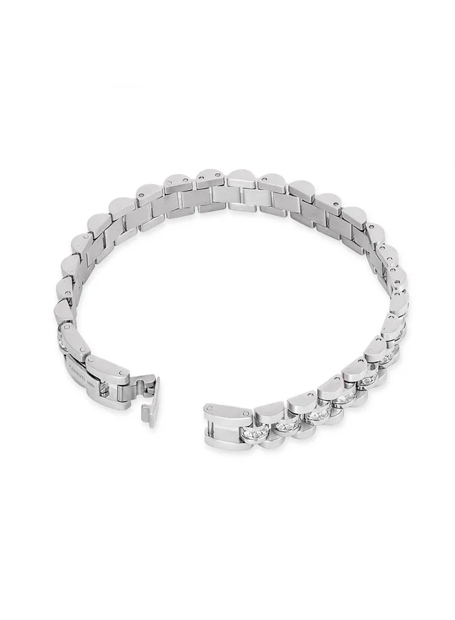 CERRUTI 1881  Andrea Thick Unisex Bracelet with Crystals  | Best Price UAE