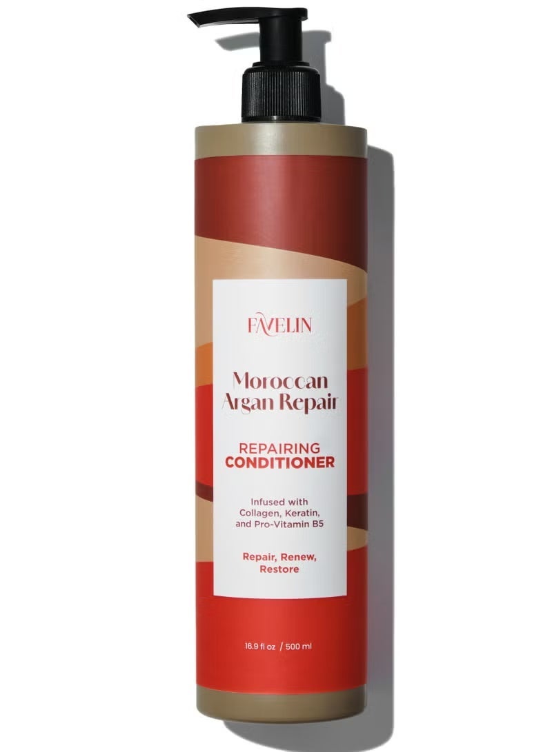 ڤاڨلين بلسم إصلاح الشعر التالف بزيت الأرغان المغربي 500 مل - Image 1