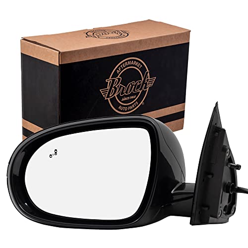 Brock Replacement Side View Mirror Compatible with 2016-2018 Sorento Driver Replacement Power Heated Signal Blind Spot Detection fits 87610C6220 87610 C6220 - Image 1
